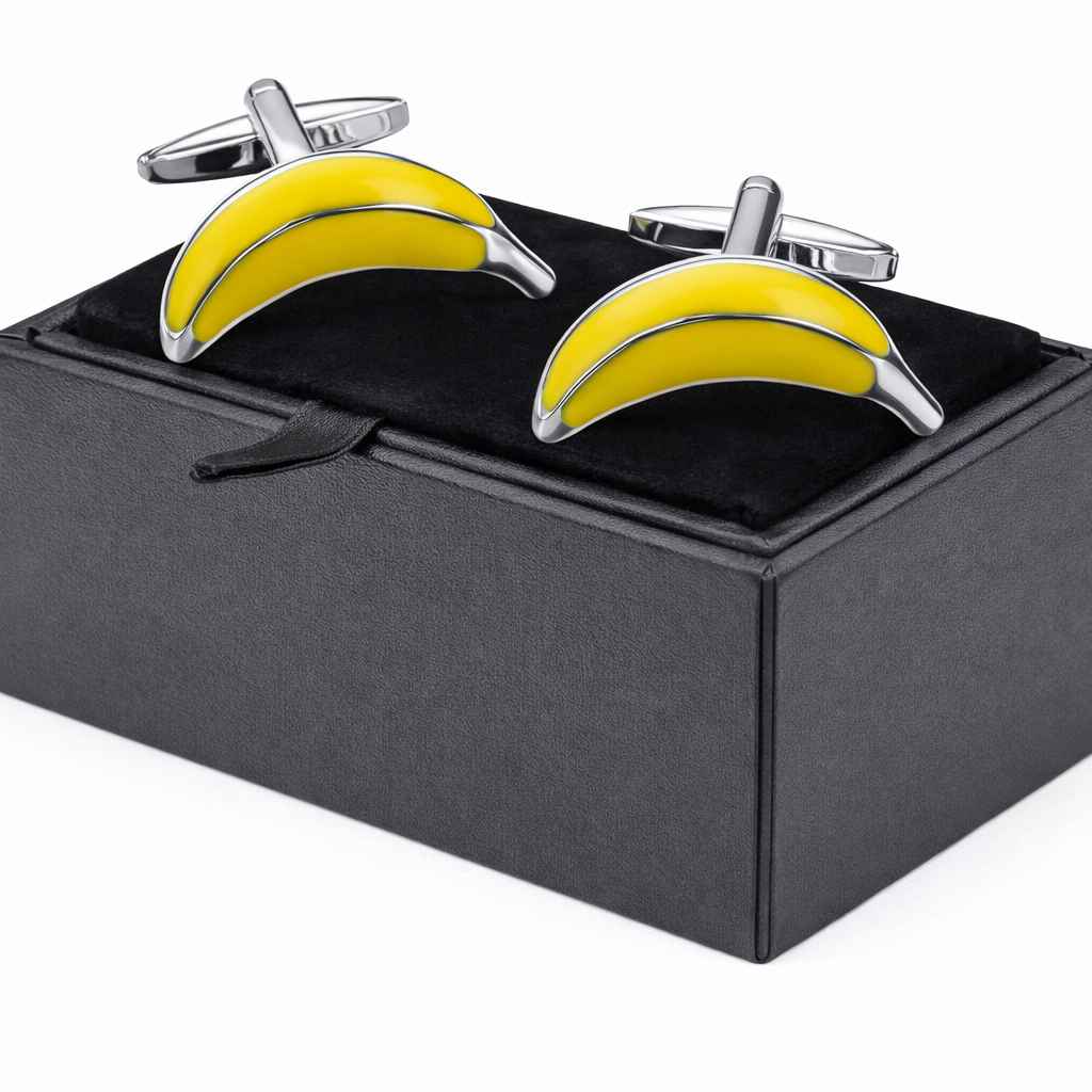 Mansjettknapper – Banan Edition 🍌