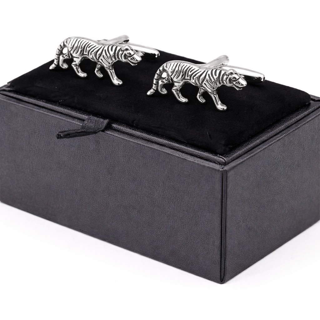 Mansjettknapper – Tiger Edition 🐯