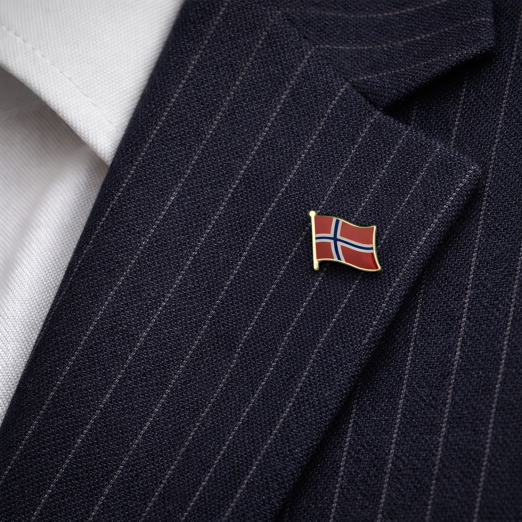 Pin - Norsk flagg 🇳🇴