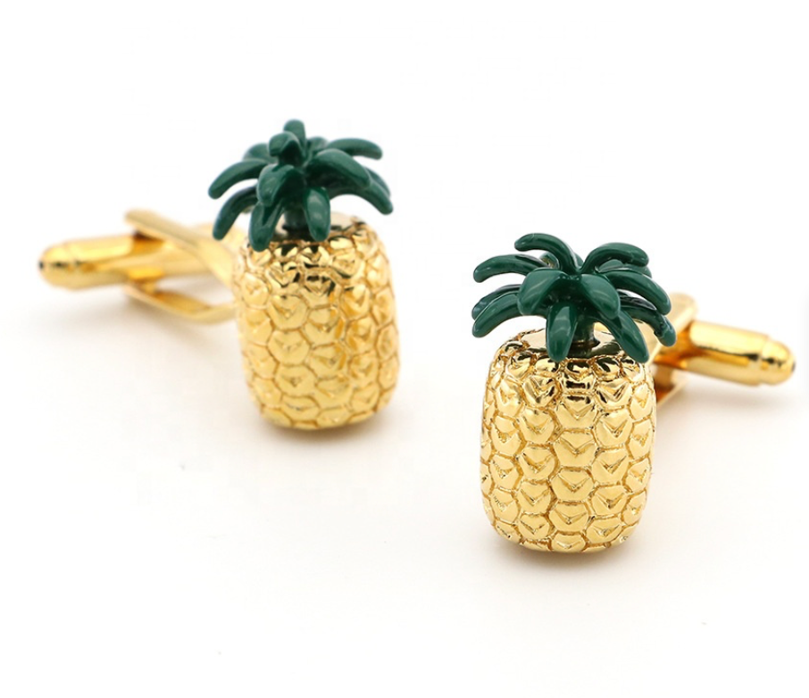 Ananas-mansjettknapper 🍍