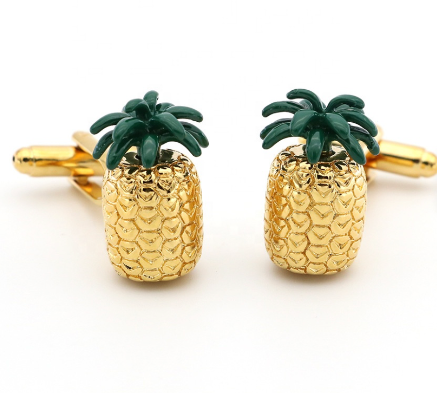 Ananas-mansjettknapper 🍍