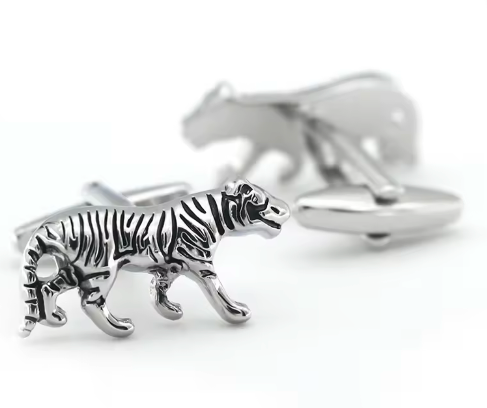 Mansjettknapper – Tiger Edition 🐯