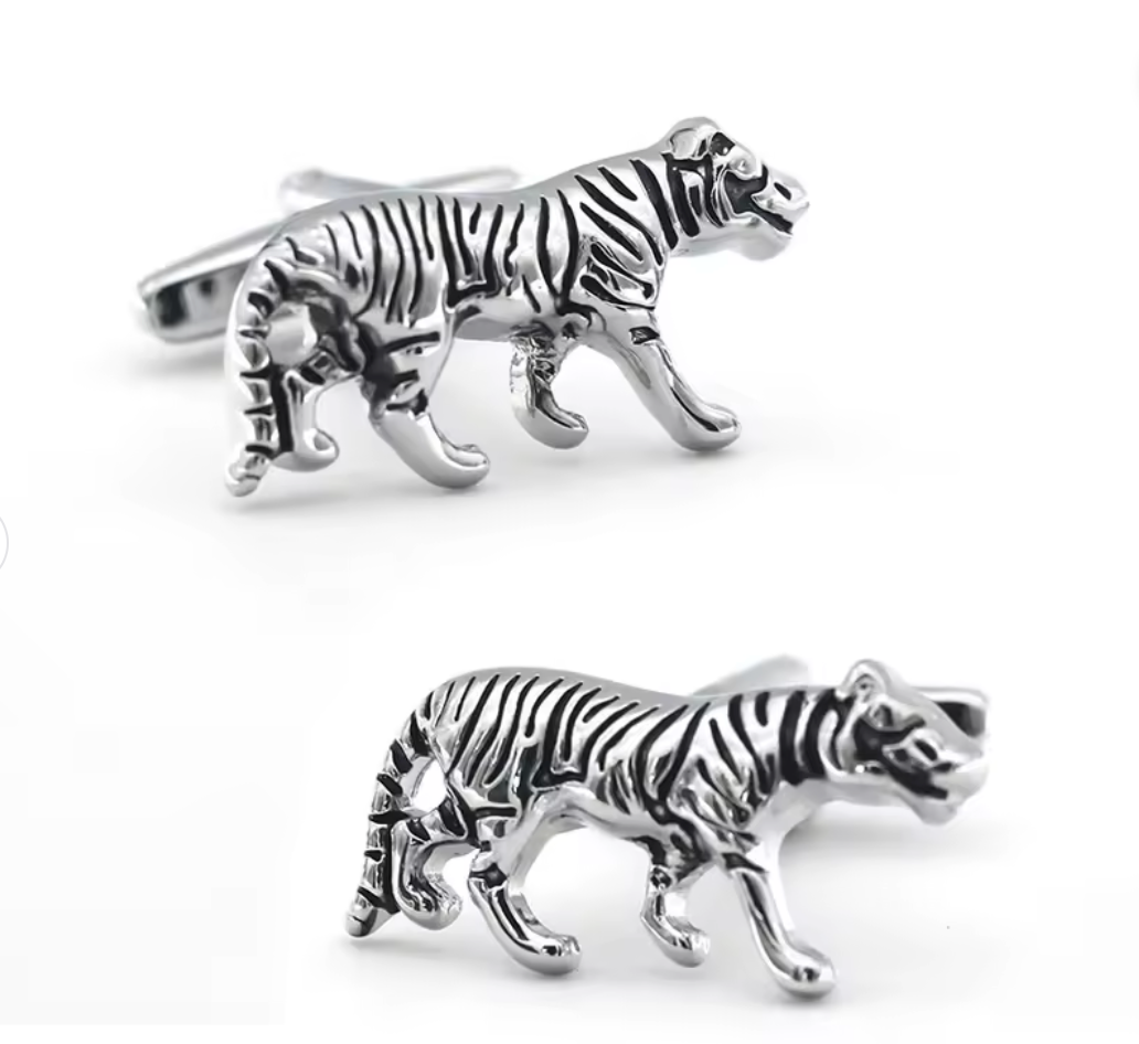 Mansjettknapper – Tiger Edition 🐯