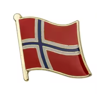 Pin - Norsk flagg 🇳🇴