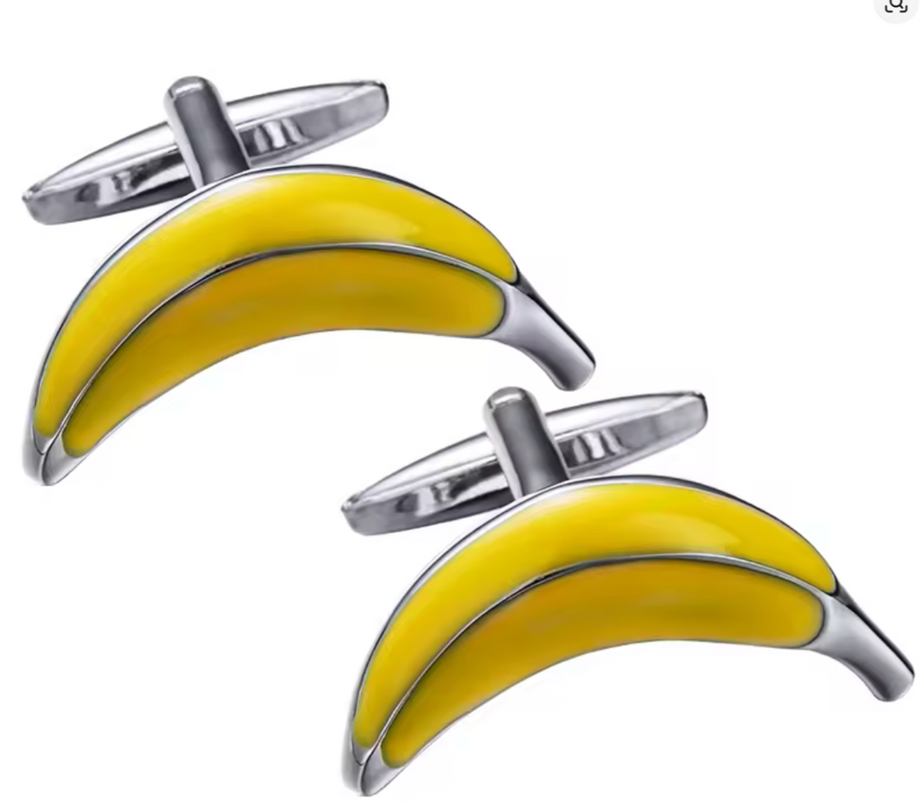 Mansjettknapper – Banan Edition 🍌